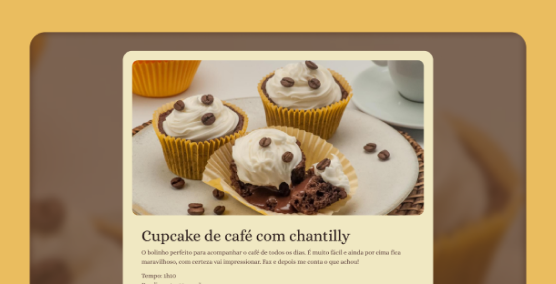 Página de receitas